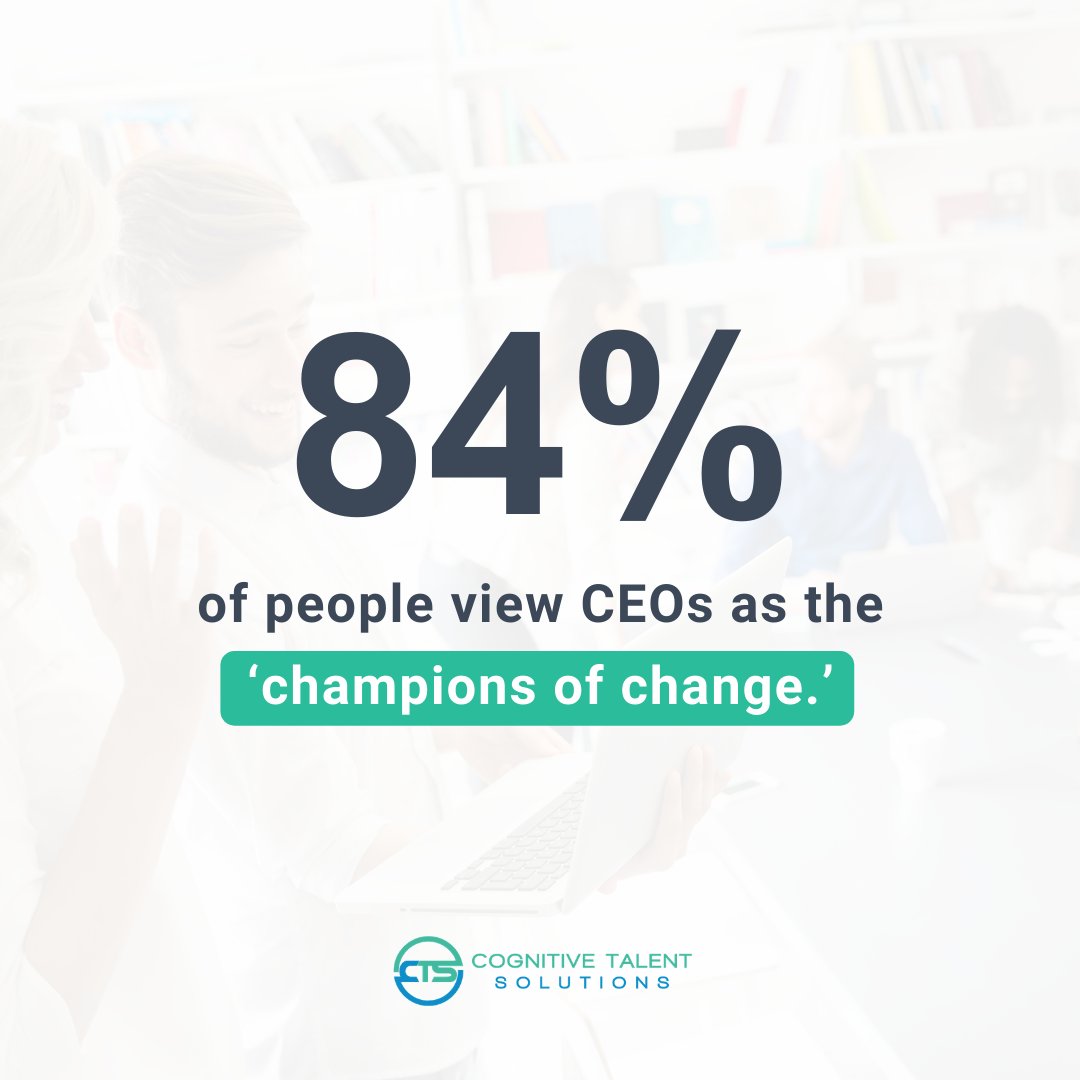 CTS_ONA's tweet photo. 💡 'Champions of change' are considered the driving force behind a culture that supports organisational agility and embraces new technology.
👥 C-level technology executives also play a key role in digital transformation success.
#CognitiveTalentSolutions #TeamIntegration https://t.co/xyzZAk5qPn