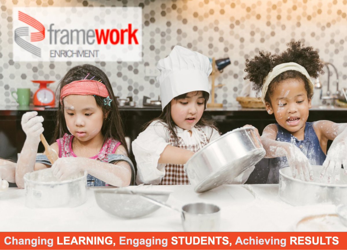 Let our certified teachers add structure, joy, and wonder to your children’s day. Enroll them in our “Breakfast Around the World Cooking Class.” To learn more about this and other exciting enrichment course offerings, visit https://t.co/SxY3FuTQXV
#frameworkconsulting https://t.co/DU0cnfHwra