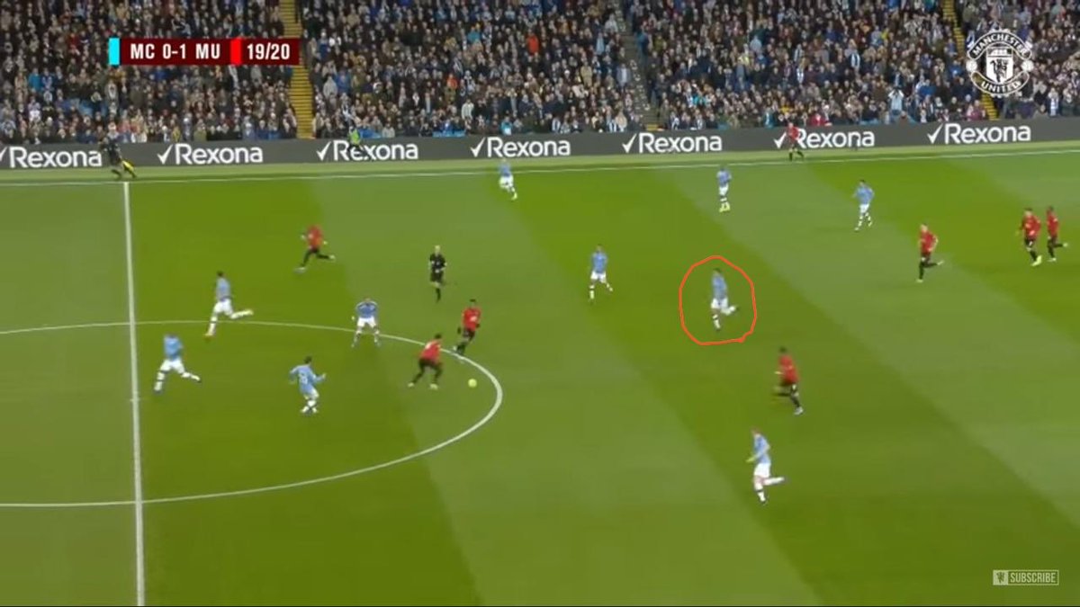 It’s one of the problems why Man City are struggling today they can’t stop counter attacks and intercept passes like they used to with Fernandinho that’s why they really need a Double Pivot with a mobile DM.Examples of Rodri getting caught out of position: