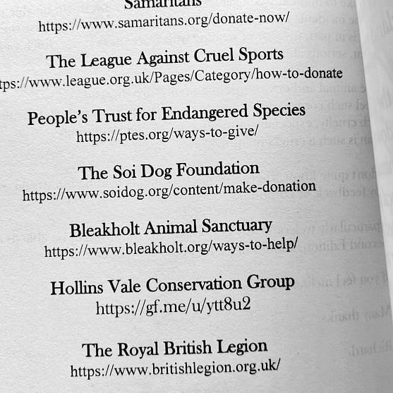 RichardEaston's tweet photo. Graham has just bought a third copy of #WordsThoughtsObservations as a present for a friend
His nominated charity is again @PoppyLegion
Thanks Graham.
Other charities inc
@samaritans
@PTES
@PTCentres
@UK_COPS
@BleakholtUK
@LeagueACS
@SoiDogPhuket
& Hollins Vale Conservation group https://t.co/sP9LlRCAc4