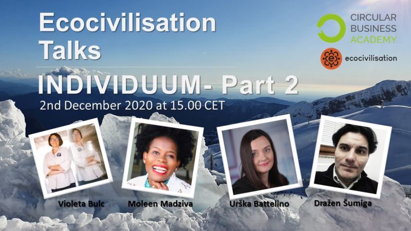 Bulc_EU's tweet image. #EcocivilisationTalks continue.Join us on #Individuum in #ecocivilisation:   2. 12. at 15.00 CET. We will further explore the last 1000 years of the inner #development of #people? Has our capacity to #feel #sense #understand changed? #togetherweknow  #newhope #future #innovation