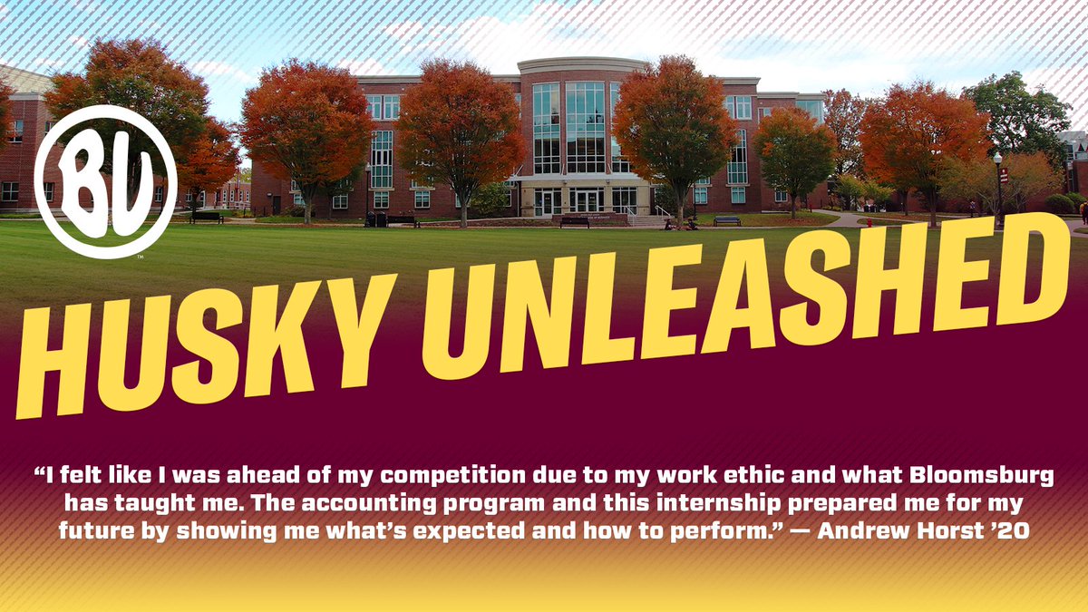 BloomsburgU's tweet photo. Accounting intern navigates #COVID19 hurdles to land job offer with @BoyerandRitter πππΎβ‘ https://t.co/LzmLz1z38x #HuskyUnleashed #BUClass2020 #ProfessionalU #BloomOnward https://t.co/kJgbjuPBX7