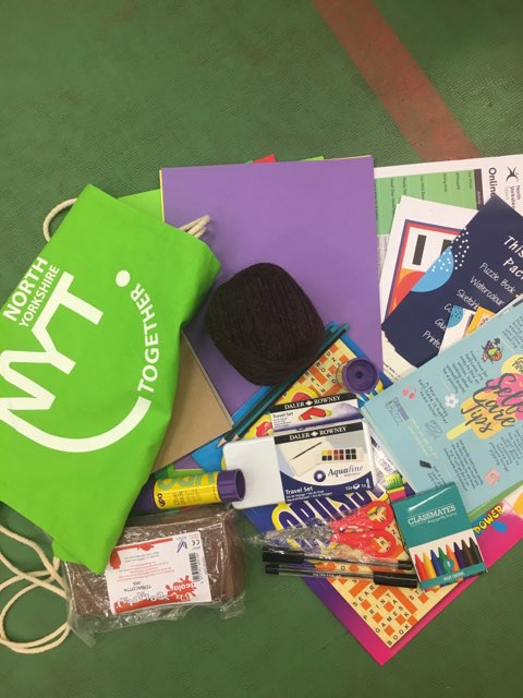 RuralArts's tweet photo. More packing! Some great resource packs getting ready to be sent out from Thirsk for #NorthYorkshireTogether with @NorthYorksSport & @atnyy https://t.co/igcVlZgtIQ