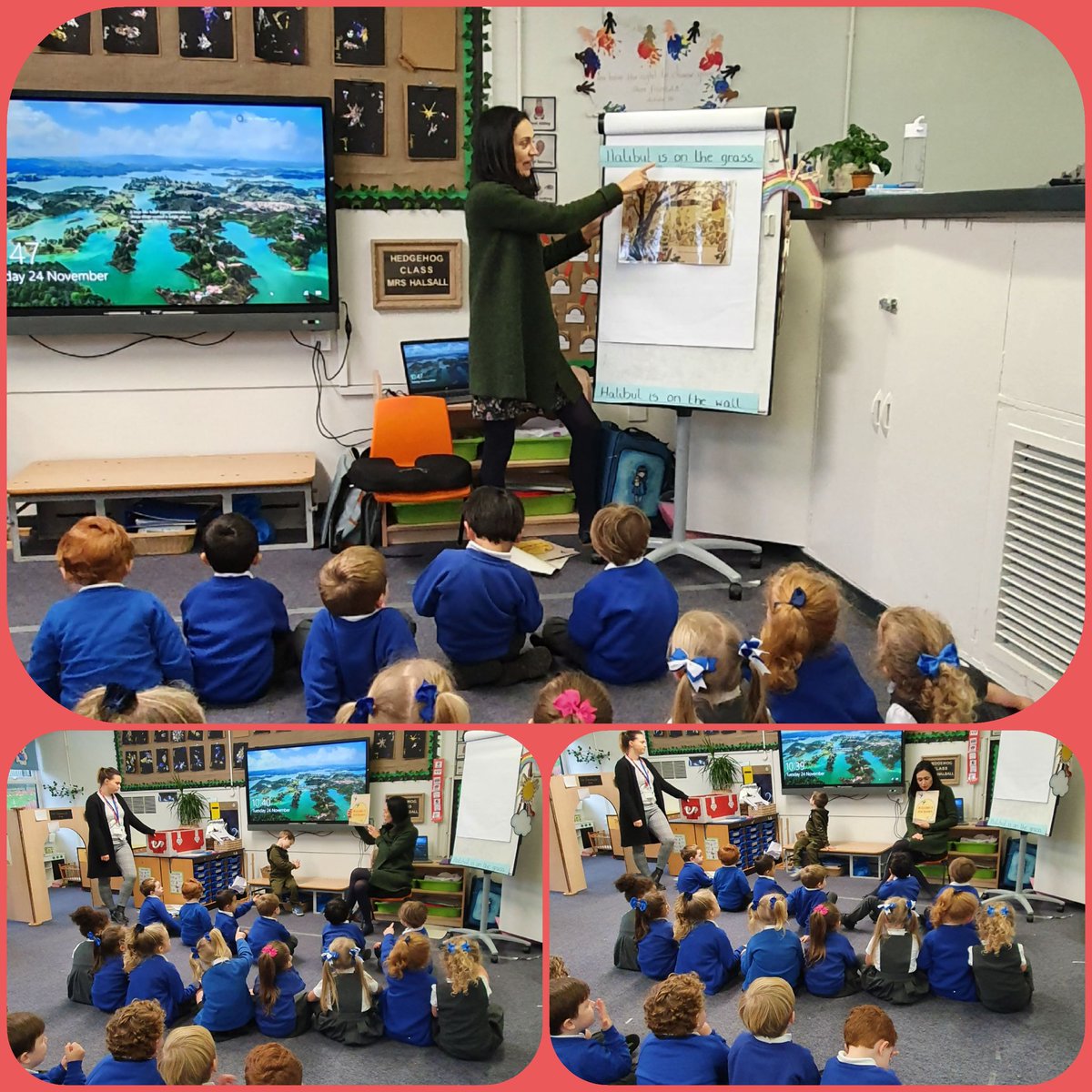 MrsHalsall02's tweet image. The children are so excited to start our new literacy tree sequence,  Halibut Jackson. We search carefully to spot Halibut within the illustrations as he likes to go unnoticed.  We read together to find the clues. #WWPAWRITING #EYFSREADING @theliteracytree