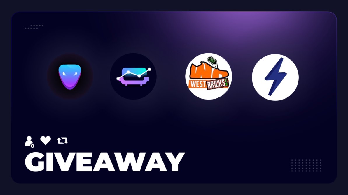 TheBotChasers's tweet image. ❗️Knock Knock....
Giveaway Time 🥳
Prizes : 
•@TheBotChasers  -  Beta Membership
•@tradingloungee -  Free Month 
•@west_bricksEU   -  Free month
•@HybridScripts    -  Lifetime Copy

To Enter :
• Follow All Accounts 
• Retweet This Post ♻️
• Tag a Friend 👤

Ends in 48h ⏰