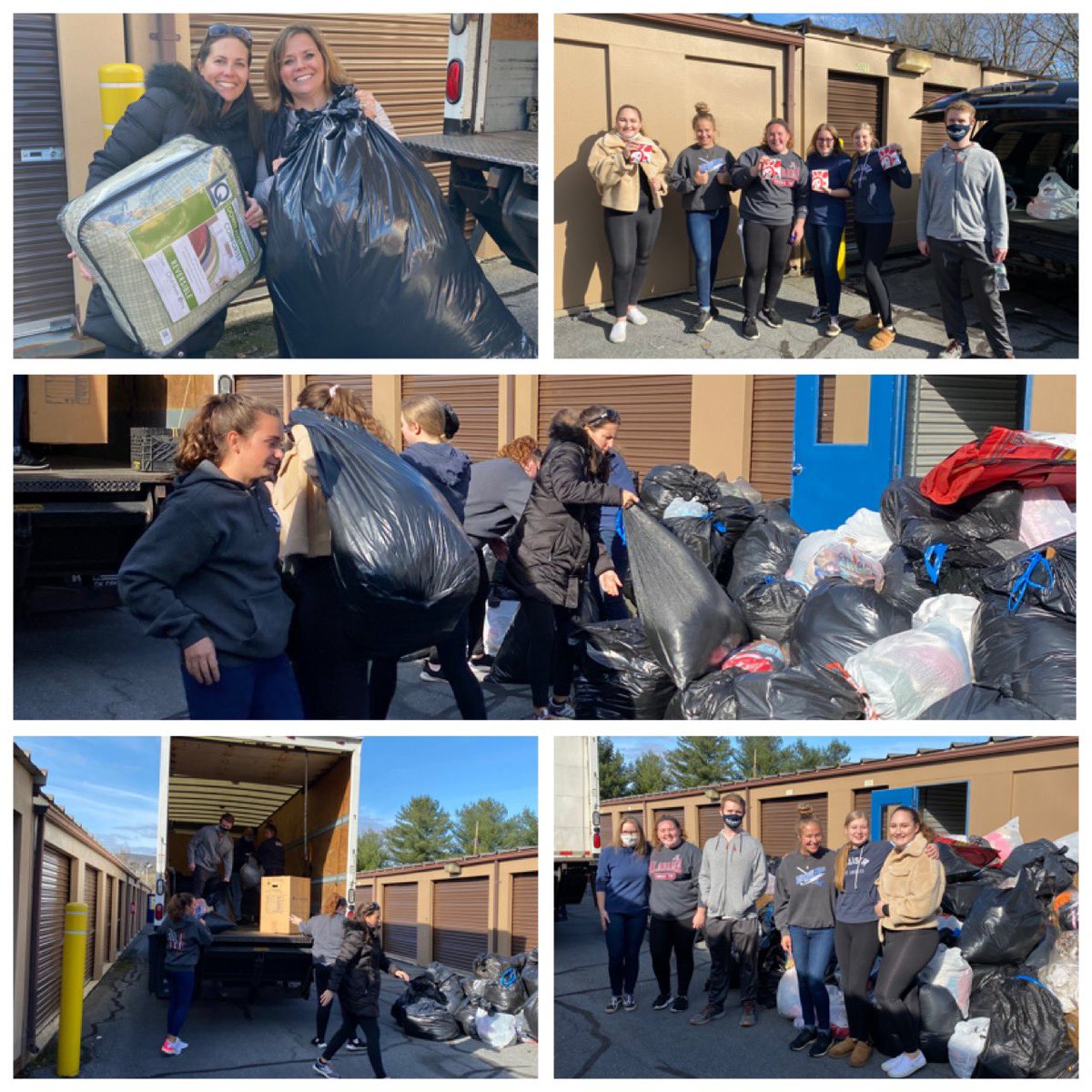Thank you to all who donated to our clothing drive.  We will be collecting donations through out the school year.  A big thank you to the <a href="/whillsnhs/">Warren Hills National Honor Society</a> students for helping to load the truck up with the donations.