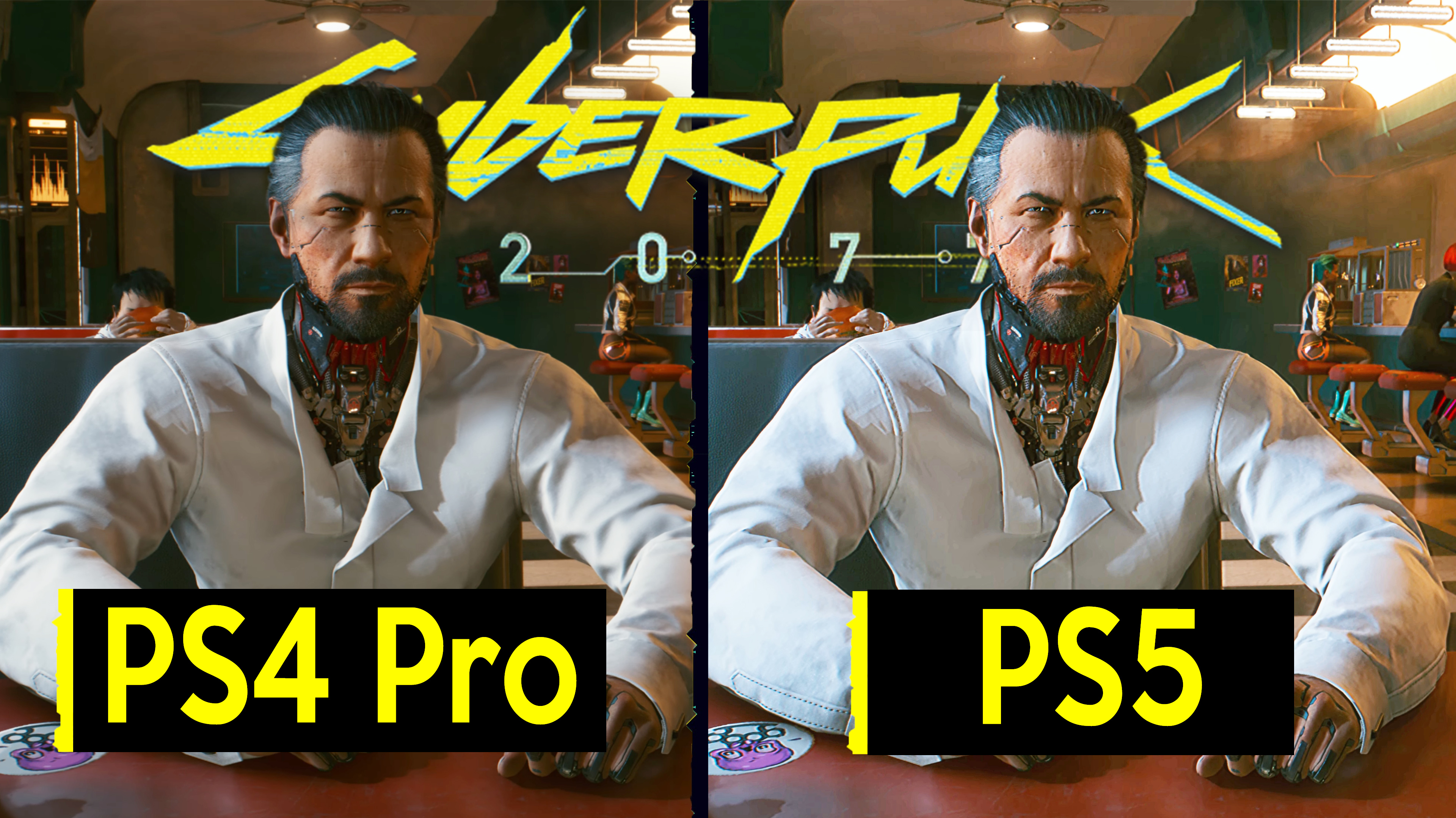 Blakwoodz on X: Cyberpunk 2077 - PS4 vs PS5 Gameplay