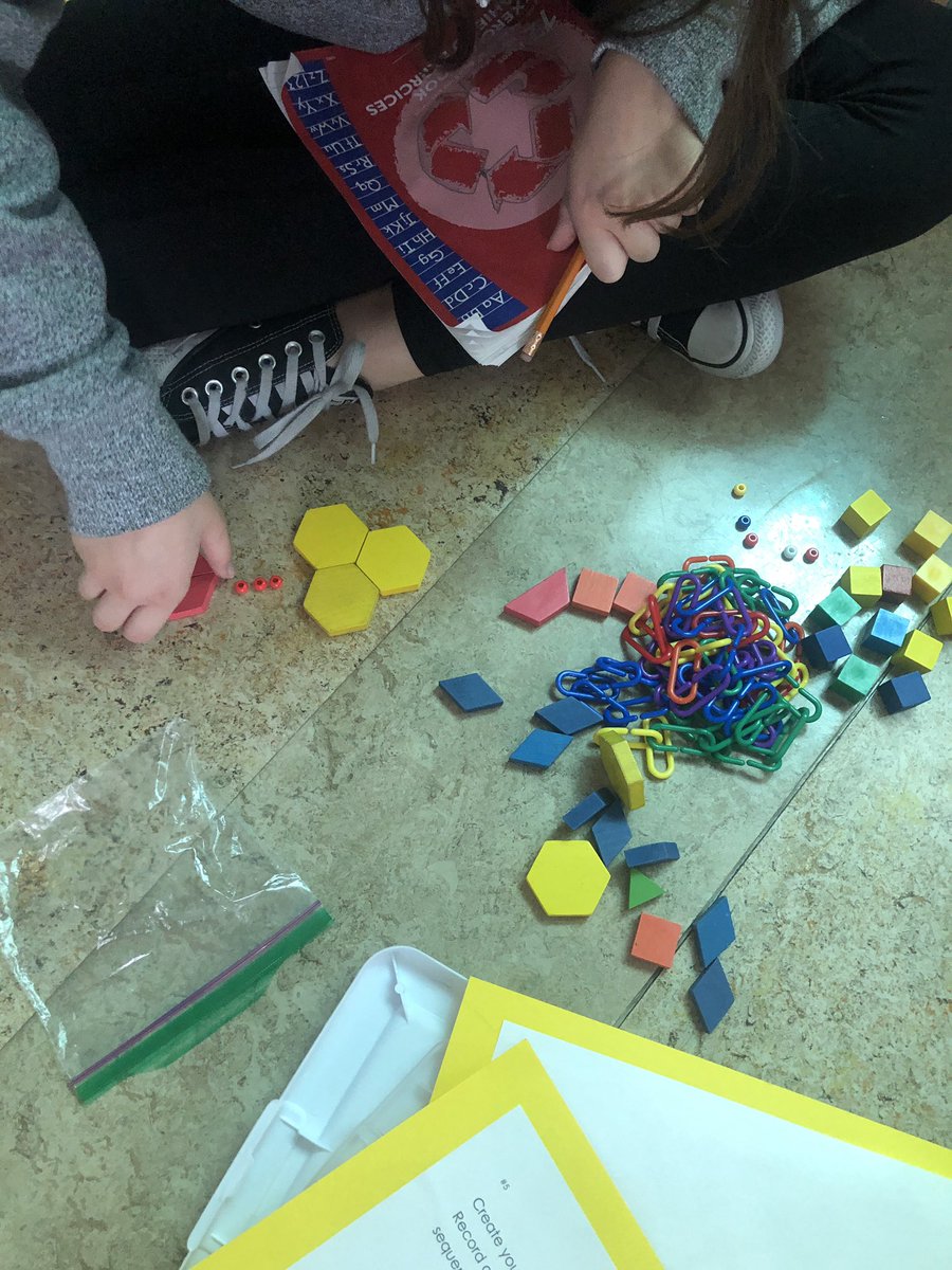 glendale_belin's tweet photo. Pattern Life is the Life for Us!
Eat
Identify
Create
Analyze
Sleep
Repeat
The 3rd and final round of math centres has begun!
🧡💜💙🧡💜💚🧡💜💙🧡💜💚
@glendale_belin
#mightymathematicians
#patternsonpatterns https://t.co/O8wXBXqtif