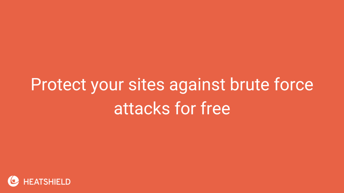HeatShieldIO's tweet photo. A brute force login attack is the simplest attack that a hacker can use to gain access to your site. Protect your site against brute force login attacks for free with HeatShield. https://t.co/G2AmA165Nm

#infosec #WordPresssecurity #cyberssecurity #bruteforceprotection https://t.co/4y88JpOwz5