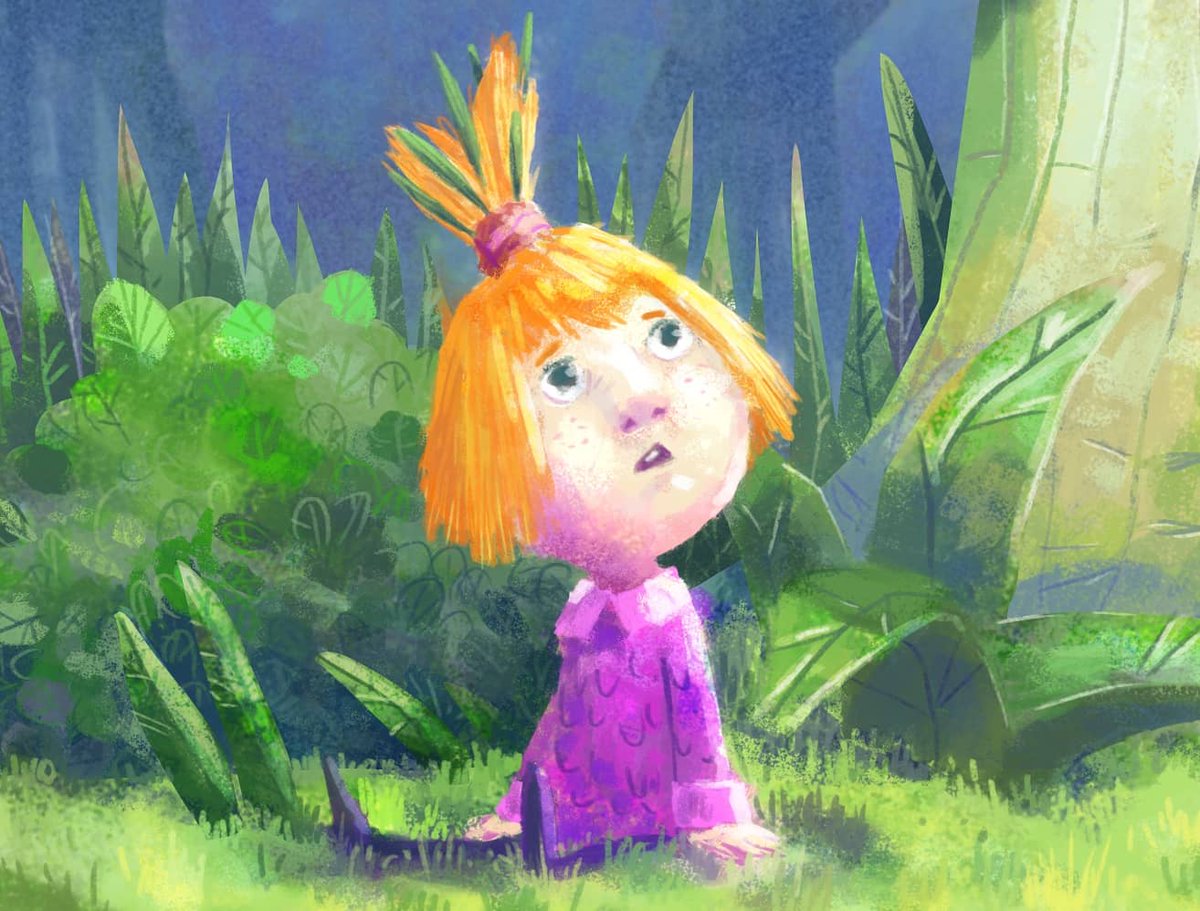 yermanfran's tweet photo. Trying to work on my values, colour and light, composition... everything really. Here's another small piece. #yermanfran #art #conceptart #visualdevelopment #visdev #forrest https://t.co/S66PhZ974a