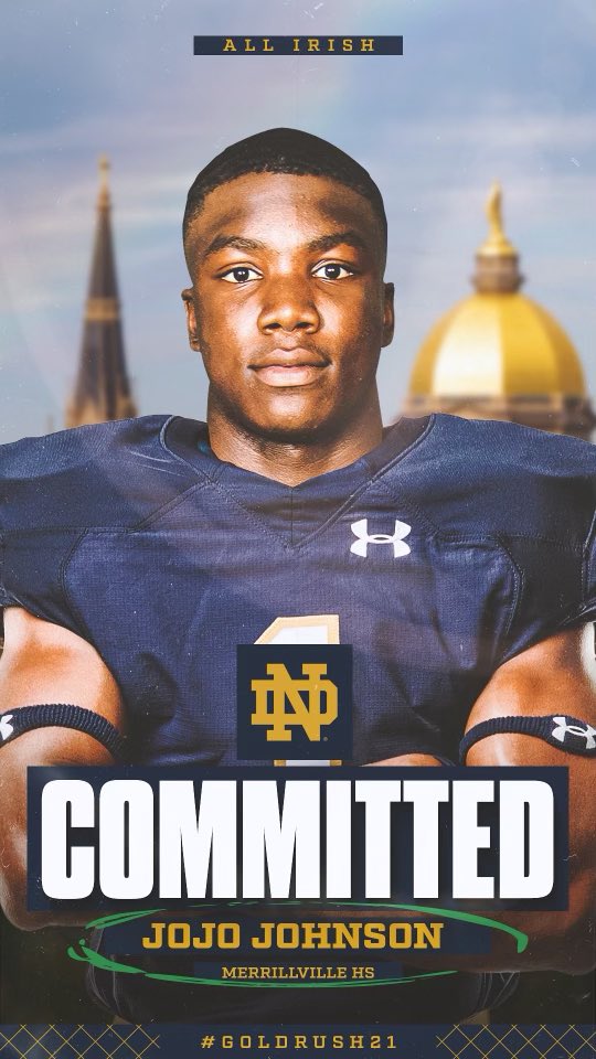 jojofootball1's tweet photo. 100% COMMITTED‼️ GO IRISH☘️☘️ https://t.co/74I5Q5CuDO