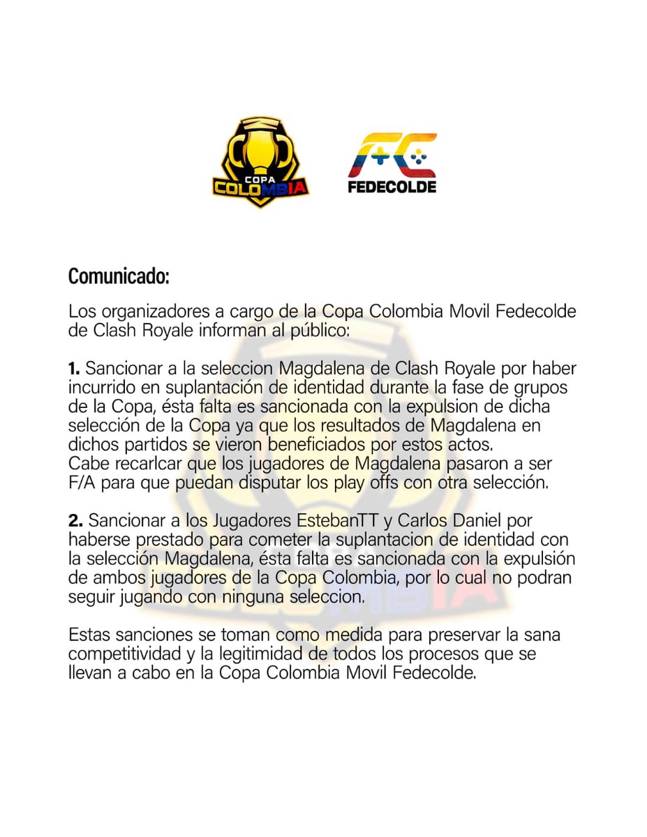 Copa Colombia Fedecolde tweet media