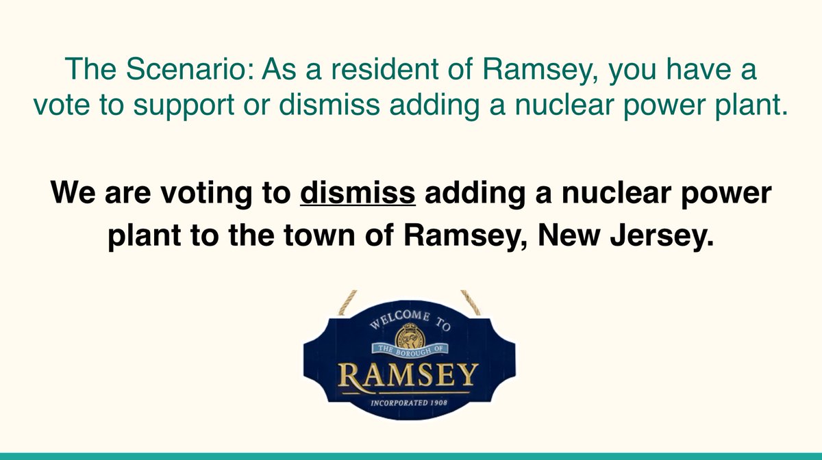 FromkinRHS's tweet photo. Should a nuclear power plant be built in Ramsey? Students researched and presented their arguments supporting or dismissing the proposal. What do you think? #4Cs @RSDSciTechEd @RamseyHSNJ https://t.co/OYwU9qxHNN
