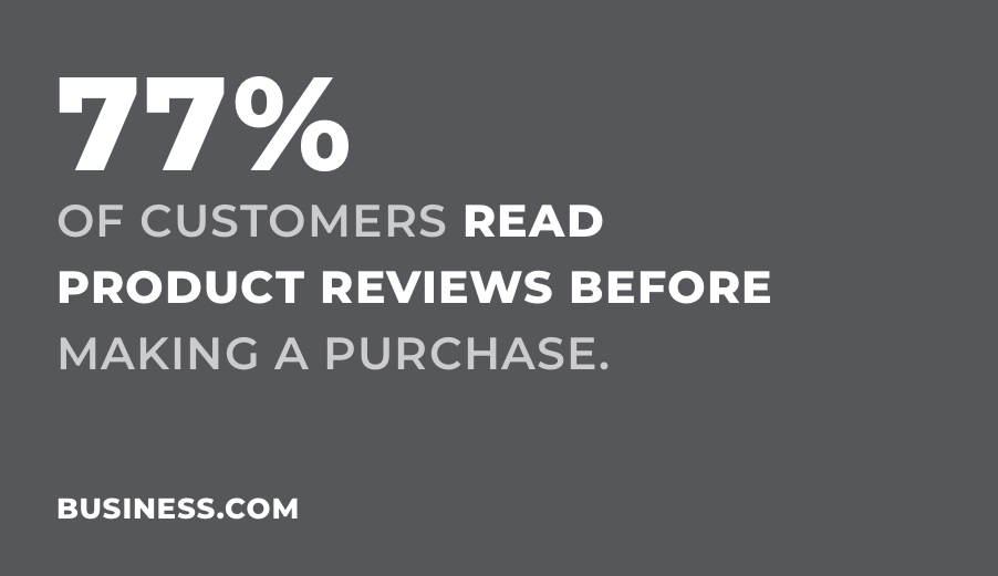 monsoonconsult's tweet photo. Does your eCommerce site have product reviews? With 77% of customers reading product reviews before making a purchase, you may be missing out on a lot of potential customers by not having product reviews on your product pages.
#ecommerce #productreviews #ecommercefeatures https://t.co/hClmHtQMlJ