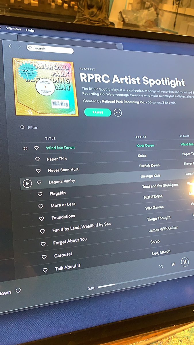 RailroadParkMA's tweet image. The official RPRC artist spotlight playlist is up on @Spotify check it out and support the artists we work with! @sosobandband @karis_owen @theSTRANGEKIDS @NovemberCold_  @WARGAMESband ....

open.spotify.com/user/ggbsh5z1b…