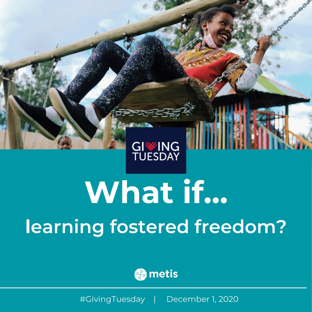 MetisCollective's tweet photo. This #GivingTuesday, take a moment to reflect and imagine the kind of world you would like to live in. What if we create a future distinct from the past? Join the Metis community by donating this Giving Tuesday as we assemble to build this world. 

Tell us, what is your what if? https://t.co/VvaW6QG0sf