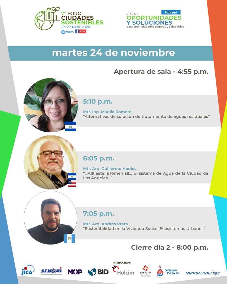 2do día del 7 Foro de ciudades sostenibles