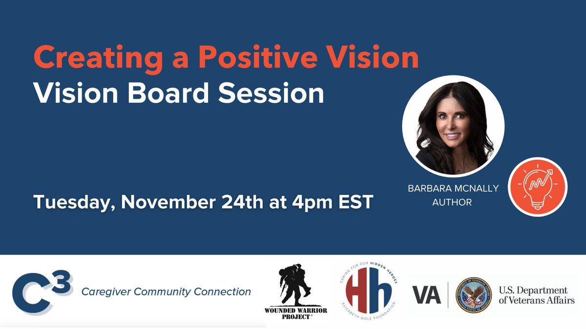 DoleFoundation's tweet photo. Are you having trouble thinking past today? We can help in a fun way! Join us and Author @barbarakmcnally at 4PM for a webinar focused on visualizing your future by creating a vision board to help maintain focus on a specific life goal. https://t.co/YRMs1sjtB8 https://t.co/ko5btB4ACh