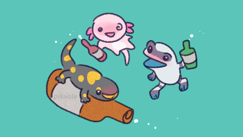 fikaole's tweet photo. Amphibians life https://t.co/15yZ4Fyi7w
