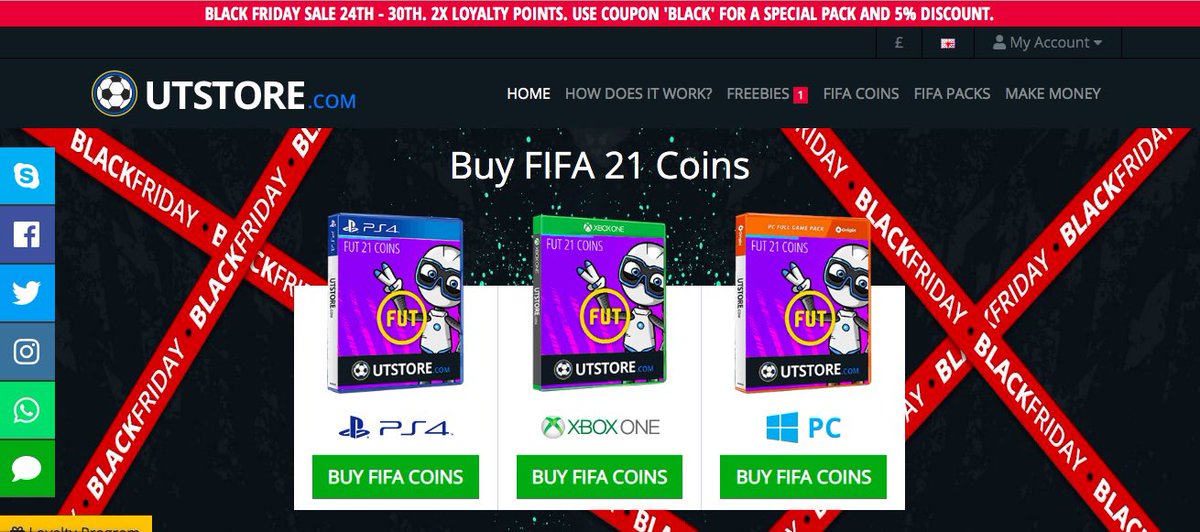 ❗️BLACK FRIDAY OFFER❗️
Black Friday Sale - 24th-30th
2X Loyalty Points + Use code: BLACK for a special pack and 5% discount 😮
Don’t miss this great offer🤤 https://t.co/DS35SzxXE7