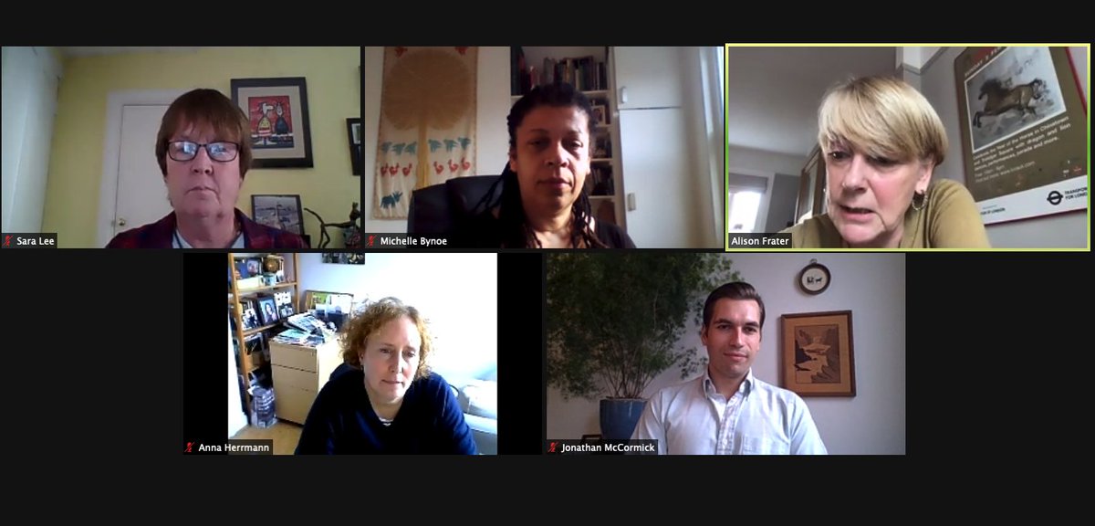 AineMaps's tweet photo. .@MusicinPrisons "Why create music in prisons?" seminar on collaboration kicks off with @alison_frater @annaherrm Jonathan McCormick from @chicagosymphony, @bynoe_m &amp; ITT Artistic Director Sara Lee. 
#MusicInPrisons #PrisonsOfNote https://t.co/67kNnCDPOu