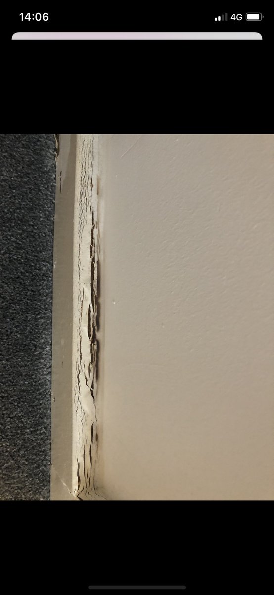 richies18's tweet photo. @PersimmonHomes so my wife and I moved into a persimmon home in June. I’m not getting into all the issues we have had but I have to tell everyone about the below. We had a leak in the bathroom due to the bath not being sealed correctly and now have the below on the landing https://t.co/8vOypztHYA