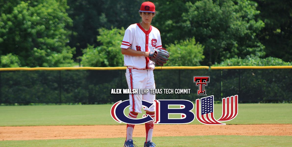 🇺🇸CBU🇺🇸 Player Showcase
2022 <a href="/TTU_Baseball/">Texas Tech Baseball</a> COMMIT
⚾️ LHP Alex Walsh <a href="/alexwalsh2022/">Alex Walsh</a> 
Do you have what it takes to CBU? 
Tryout registration : cannonsbaseballacademy.com 
UNITED #DoYouCBU? 
.
.@baseball_univ @5starbaseballmiami <a href="/5starnational/">5 Star National</a> @cbu_fl