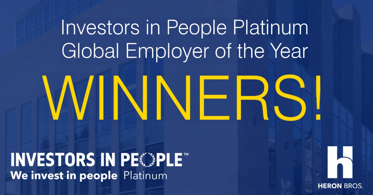 HeronBros's tweet photo. We've only gone and done it!! 🎉

Winners of @IIP Employer of the Year, Platinum!

#IIPAWARDS20 https://t.co/sdXoOxiXwY