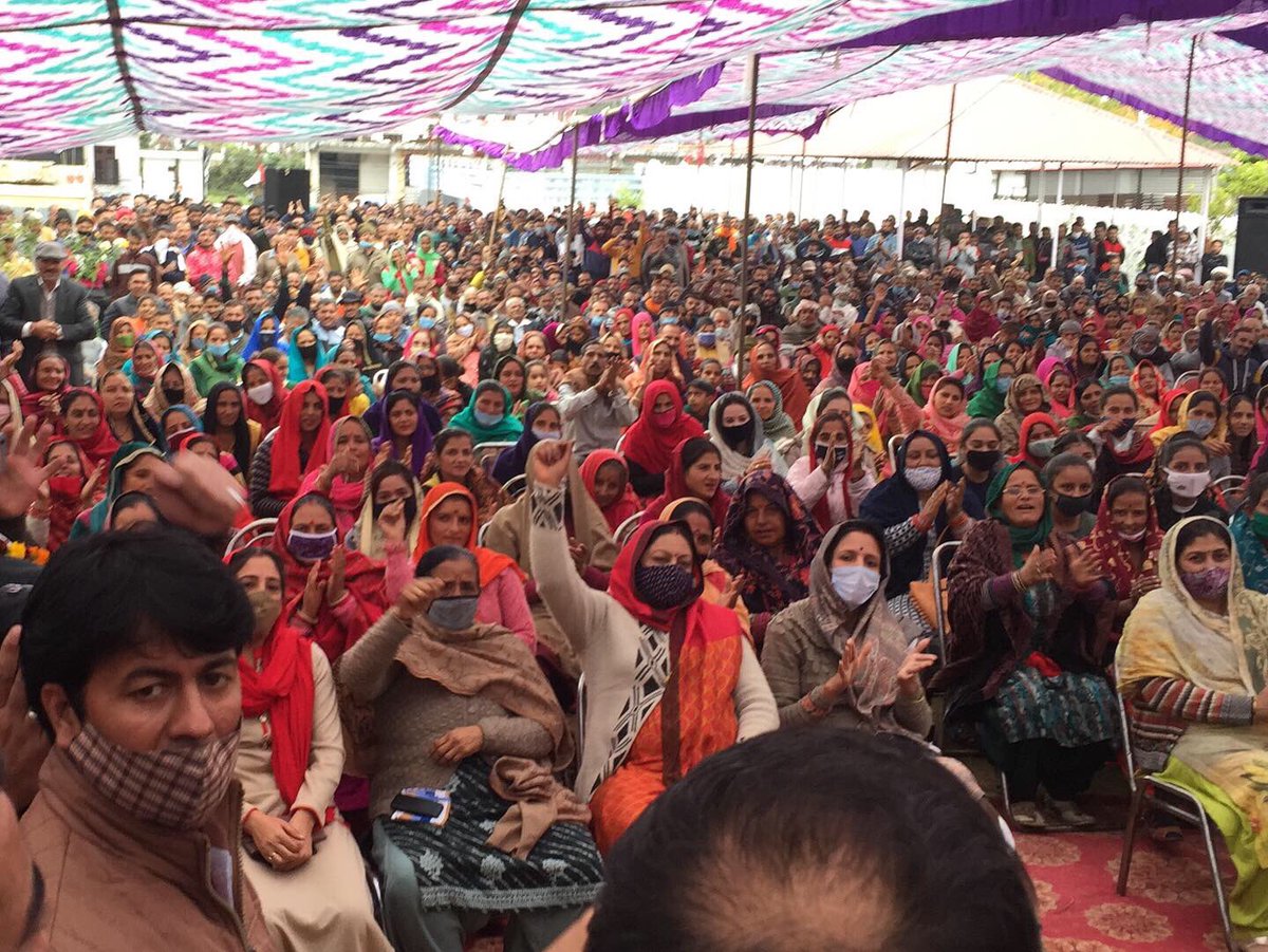 BalwantMankotia's tweet image. Huge gathering at Tikri &amp;amp; Udhampur. 

#PanthersParty

#JKNPP4Udhampur
#JKNPP4Development