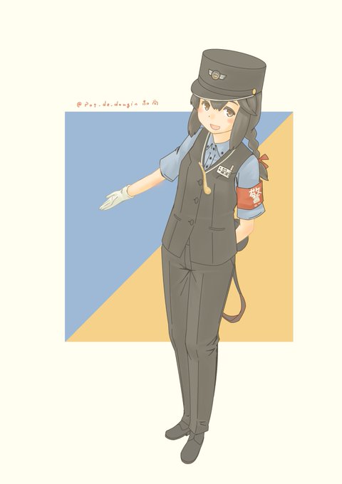 「女の子 ケピ帽」のTwitter画像/イラスト(新着)