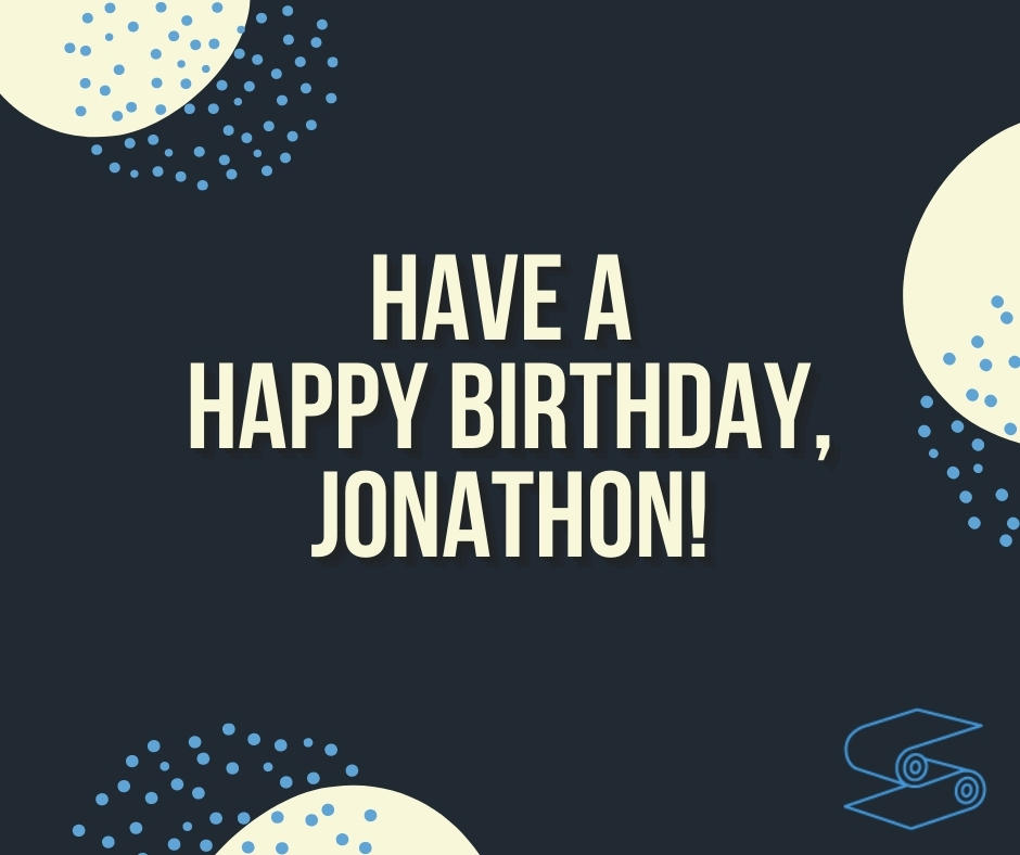 SmithPrint's tweet image. Happy Birthday to one of our dedicated pressman, Jonathon Espinoza! We are so thankful for your skillful hand in our workshop. P.s. We can print a frame like this too!!!!