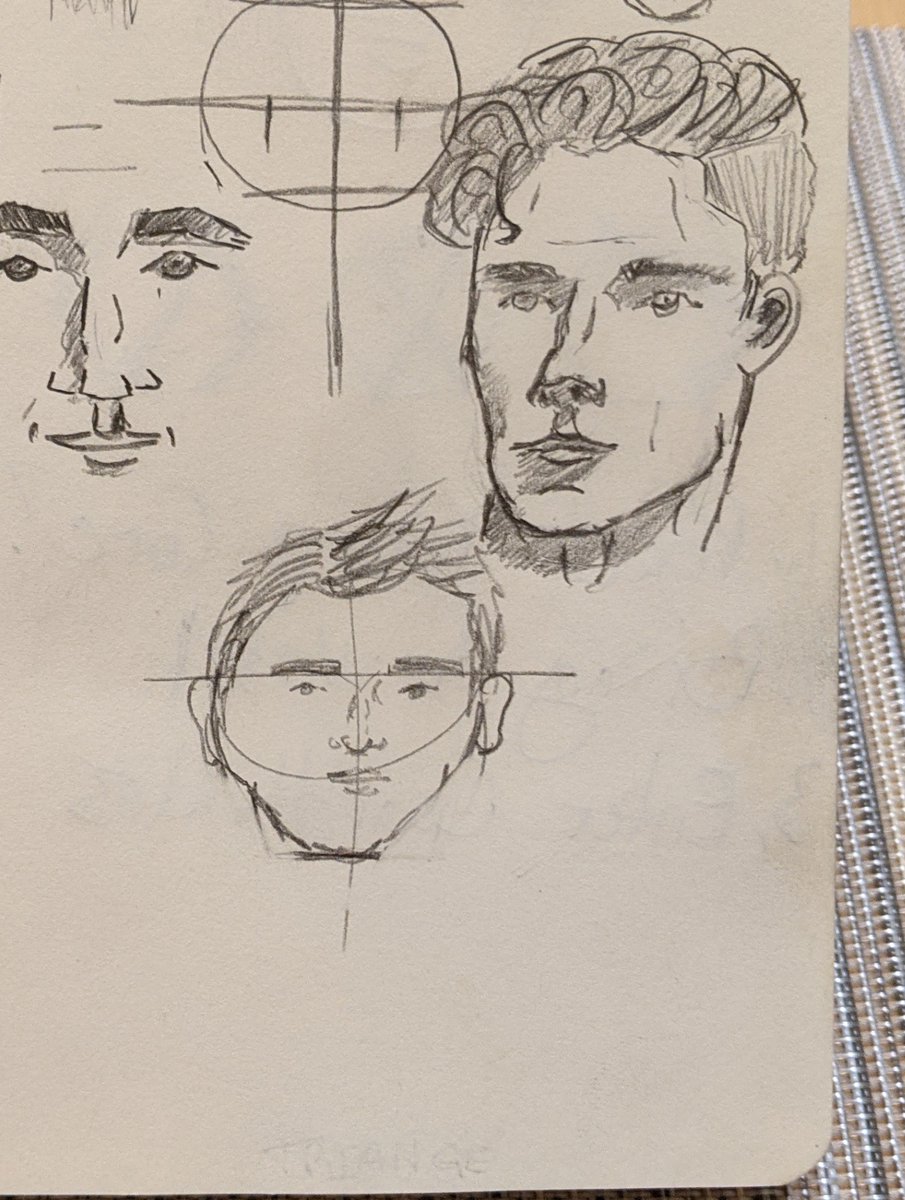 With and without reference... I need a lot more practice yall.
I wish drawing faces was more intuitive.
