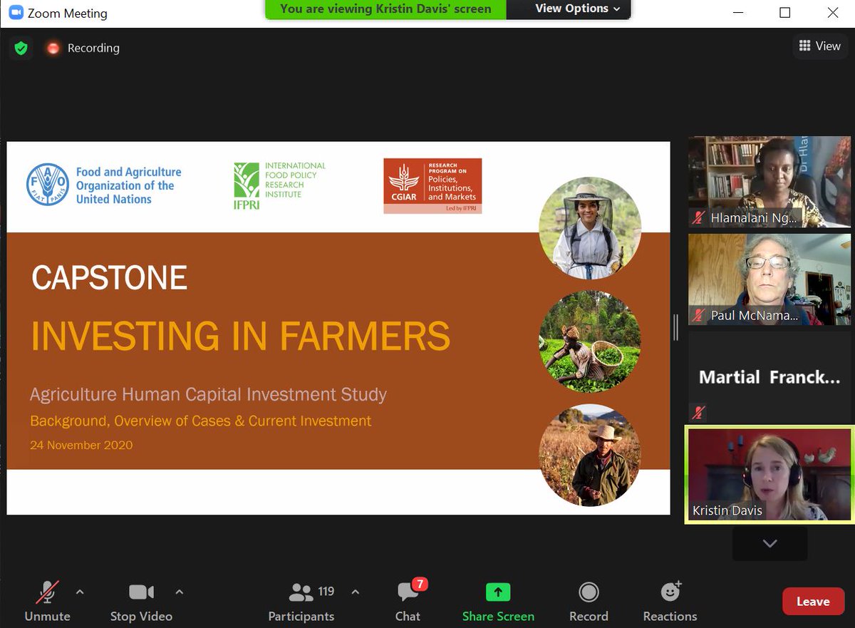 Paul McNamara (@paul_mcnamara_1) on Twitter photo What works to build Ag Human Capital to fight rural poverty, build food security, and grow economies? Online Ag Human Capital Investment capstone event today with <a href="/FAOInvest/">FAO Investment Support</a> <a href="/IFPRI/">IFPRI</a> @PIM_CGIAR <a href="/KristinMkulima/">Kristin Davis</a> #AHCI #HumanCapital What works to build Ag Human Capital to fight rural poverty, build food security, and grow economies? Online Ag Human Capital Investment capstone event today with <a href="/FAOInvest/">FAO Investment Support</a> <a href="/IFPRI/">IFPRI</a> @PIM_CGIAR <a href="/KristinMkulima/">Kristin Davis</a> #AHCI #HumanCapital