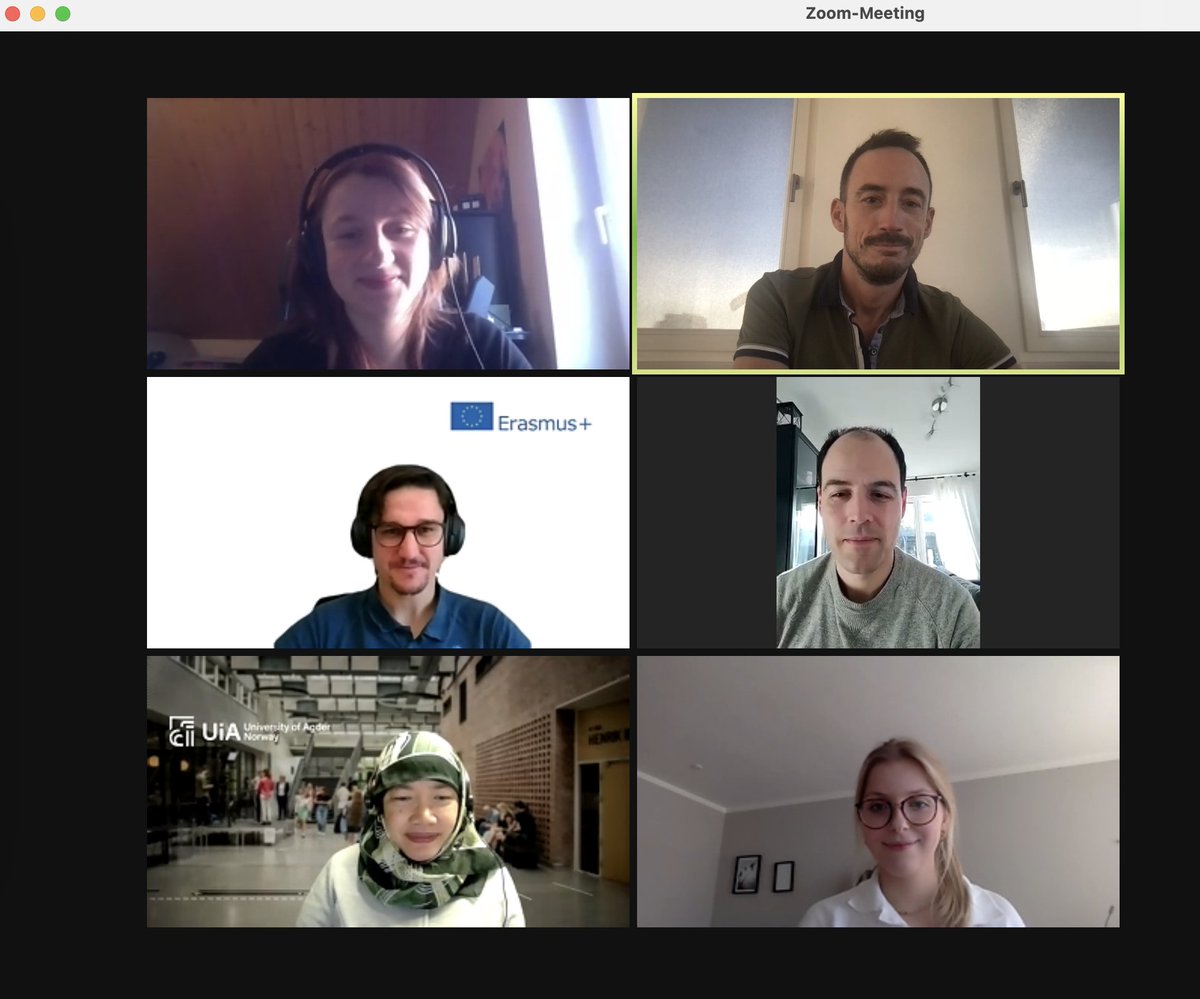 VRHighEducation's tweet photo. Virtual Project Meeting 🎧 Discussing our ongoing VR teaching activities in real courses! 👩‍🏫Stay posted, you will see some pictures soon 📸 #VirtualReality @EUErasmusPlus @Erasmus_Project https://t.co/s5YwlolvKx