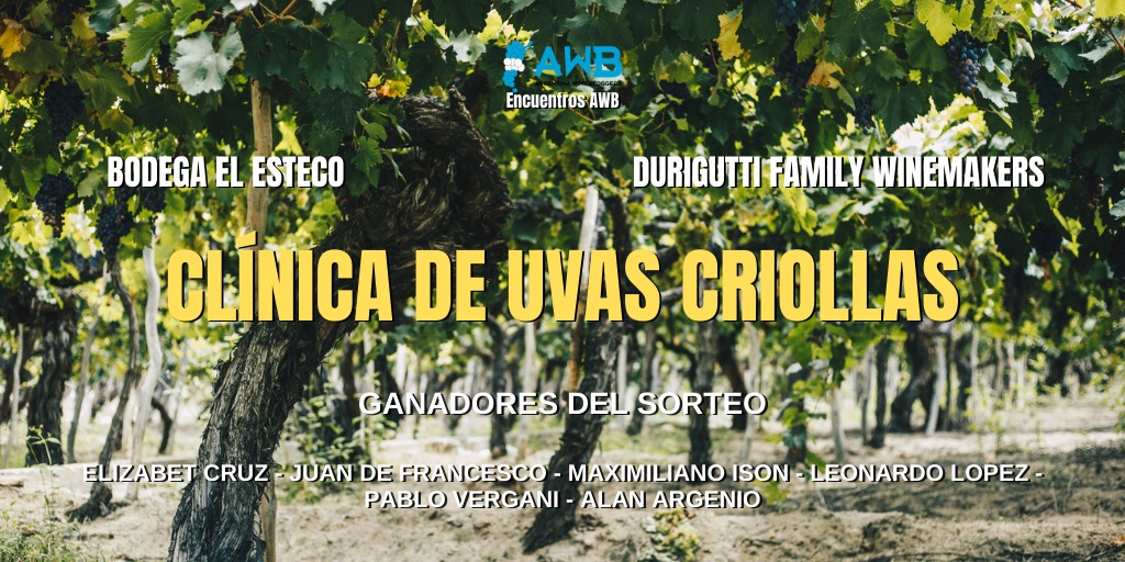 📢Llegó el día! Hoy a las 19 hs los <a href="/ArgWineBloggers/">ArgWineBloggers</a> ofrecemos una Clínica de Uvas Criollas. Con los vinos y la participación de <a href="/BodegaElEsteco/">Bodega El Esteco</a> y <a href="/DuriguttiWines/">Durigutti Winemakers</a> 
➡️Anotate argentinawb.com.ar