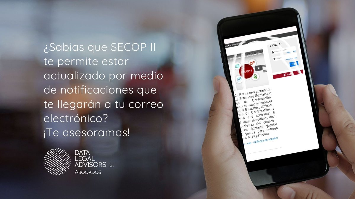 DataLegalAdv's tweet photo. Whatsapp: 319 363 0466
Email: contacto@datalegaladvisors.com
.
#DataLegalAdvisors #Derecho #asesoriaenlicitaciones #SECOPII #ContrataciónEstatal #licitaciones #Bogotá #Colombia #Mipyme #Emprendimiento #Contratos #contratacionpublica https://t.co/c6OPpBKTqm