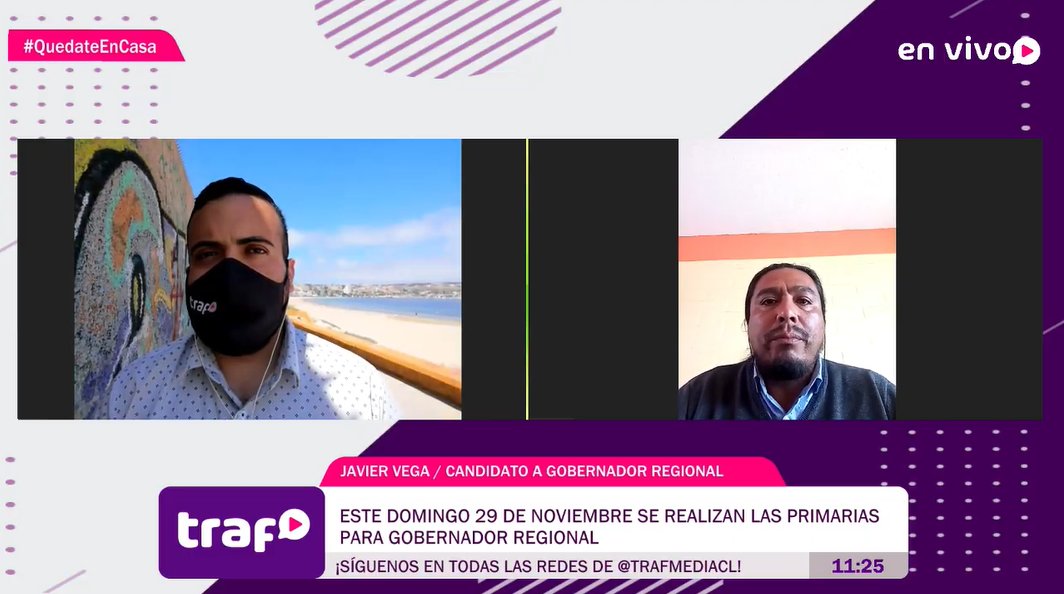 trafmediacl's tweet photo. 📱💻📺 AHORA: Javier Vega, candidato a gobernador regional: "Aquí no sirve el populismo, aquí lo que sirve es que las instituciones funcionen".

#NosVemosEnTraf

📡 Señal en vivo: https://t.co/OQzmk6aKTK

🤳 WhatsApp: +56937339052 https://t.co/Uzeyh9oP3D