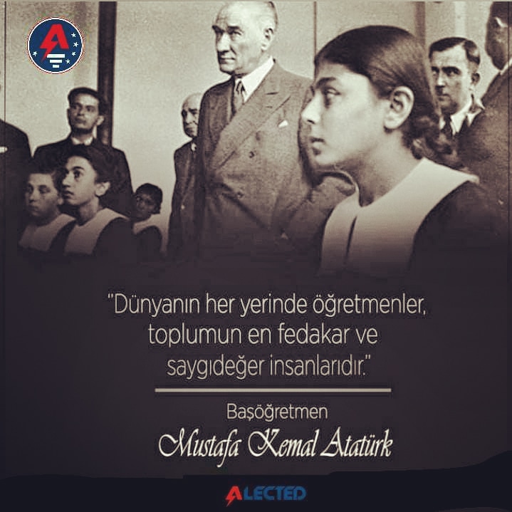 TEDUAlected's tweet photo. Başta Başöğretmen Mustafa Kemal Atatürk olmak üzere gelecek nesillerin mimarları olan öğretmenlerimizin öğretmenler günü kutlu olsun! 
#AlecTED https://t.co/z2PtV216cP