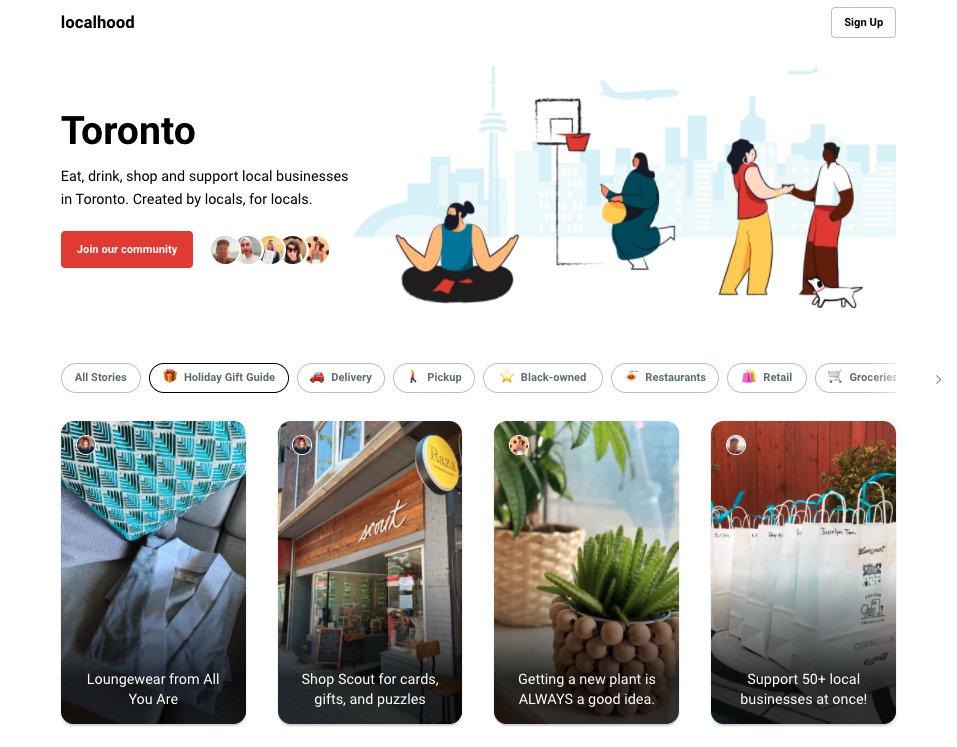 Shop local this holiday season! Localhood now has a Holiday Gift Guide 🎁 category  —  a fantastic resource to find unique local gift ideas.