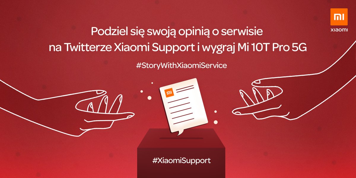 XiaomiPL's tweet photo. Podziel się swoim wspomnieniem z serwisem Xiaomi na Twitterze i wygraj #Mi10TPro!

Konkurs trwa tylko do piątku, a więcej informacji znajdziesz na profilu @XiaomiSupport  

#StoryWithXiaomiService https://t.co/BGGtMRxwOn