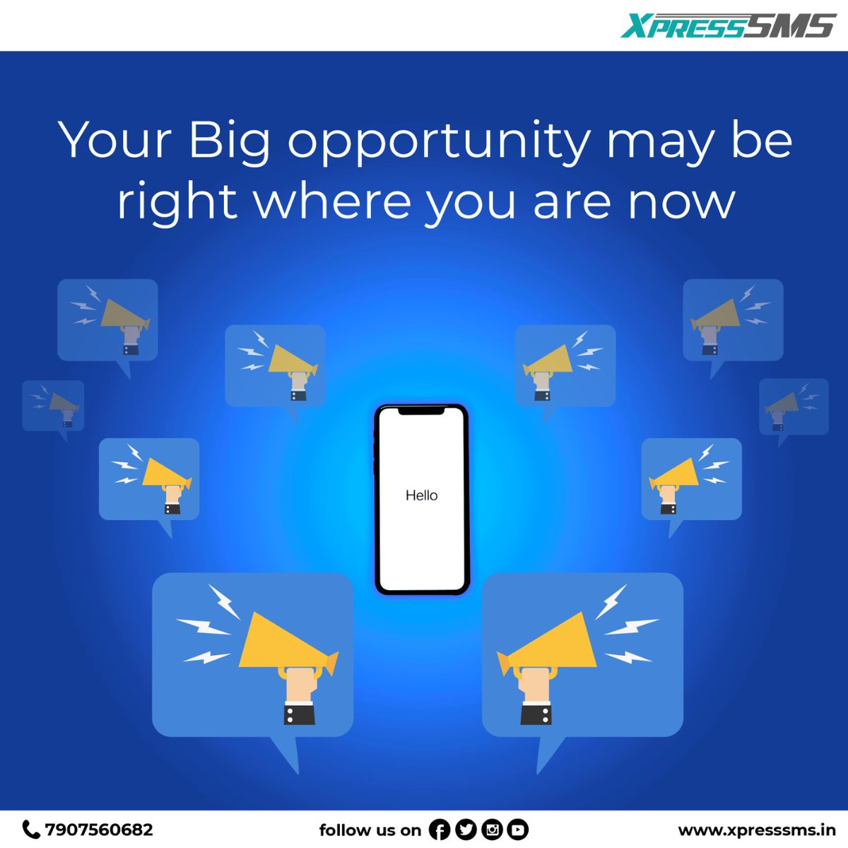 sms_xpress's tweet photo. Your big OPPORTUNITY may be right where are you now....
✅ (+91) 790 756 0682 📱
✅ https://t.co/YKNyMdUEUD 🌐

#BulkSMSforSchoolsintrivandrum #BulkSMSSolutionsintrivandrum #bulkSMSprovider #bulkSMSserviceInTrivandrum #bestservice #BulkSMStvm #BulkSMSkerala #bestBulkSMSkerala https://t.co/sNGo23btCW