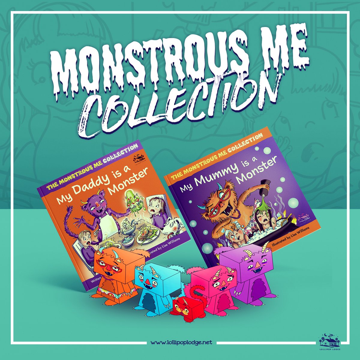 BillingReeves's tweet photo. Anyone looking 4 books that do something a bit different, these are 4 u. These books r interactive, explore multiple perspectives, topical, alleviate fear, they're multilayered, interactive, funny...oh..and they flip! #WOmarketplace #MonstrousMe https://t.co/3u8unafWg0