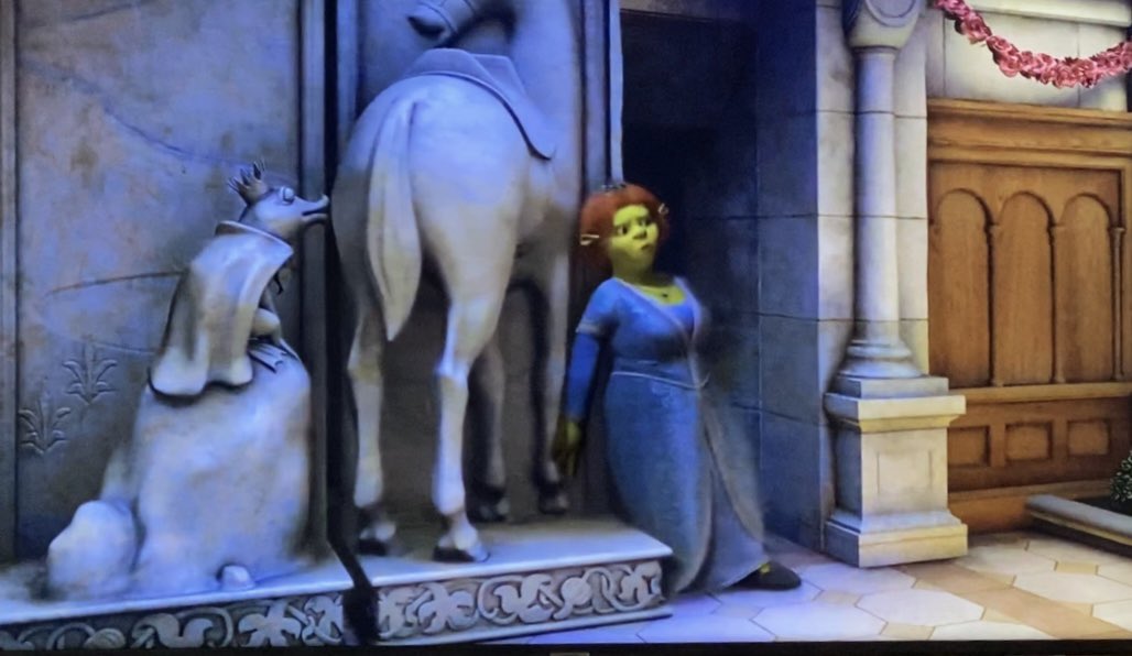 ExhalationLLC's tweet photo. How many people missed this little gem in Shrek 3. Payback for the tower? Kiss that A$$ pops! https://t.co/Go8yhQO4u7