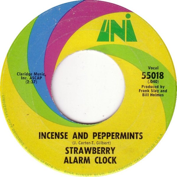 espofootball's tweet photo. #OTD Nov25,1967 #StrawberryAlarmClock are at #1 on the @billboard Hot100 Singles Chart with "Incense And Peppermints" written by #JohnSCarter and #TimGilbert it was based on an instrumental idea by band members #MarkWeitz and #EdKing who were uncredited https://t.co/zbSzEMXI8W