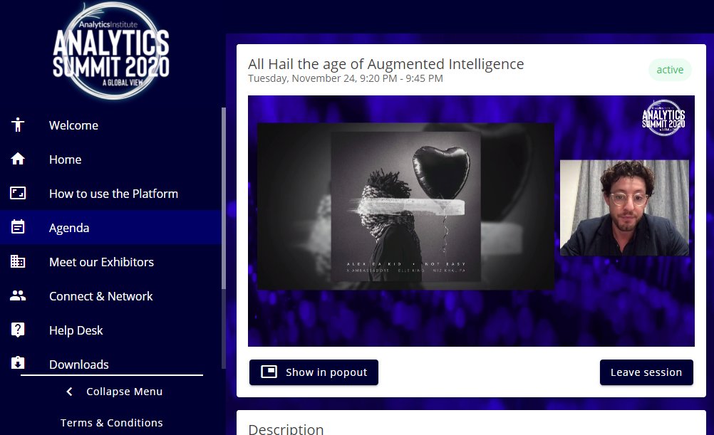 AnalyticsInsIre's tweet photo. @DavidSignal Founder of @SignalHQ shared his belief that we are at the age of a new dawn in Augmented Intelligence which is paving the way for a world where the best of IQ and AI are bought together. 

Its time to truly embrace a human-machine partnership🤝 
#AnalyticsSummit20 https://t.co/E1K1vdxEDp