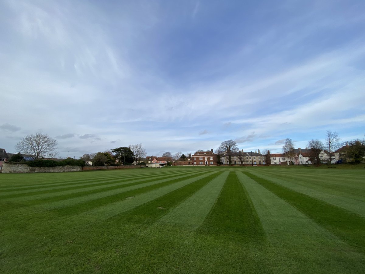 <a href="/ParkersPitches/">Parkers Pitches Ltd</a> Good days Vertidraining - <a href="/SudburyCC/">Sudbury Cricket Club</a> looking great, good to chat with <a href="/David180154/">David Oakes</a>