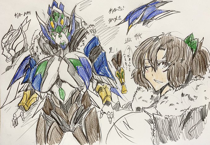 巨大ロボ娘のtwitterイラスト検索結果