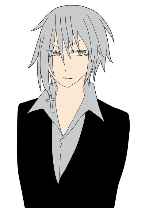 白黒キャラのtwitterイラスト検索結果