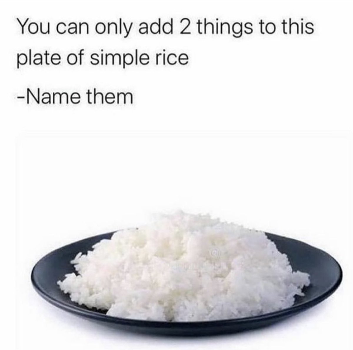 WORLDSTAR's tweet photo. What you adding?!👇🍚 https://t.co/bmDRMmVzdn