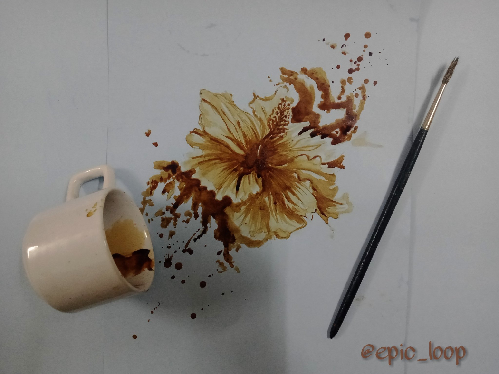 coffee drawing art